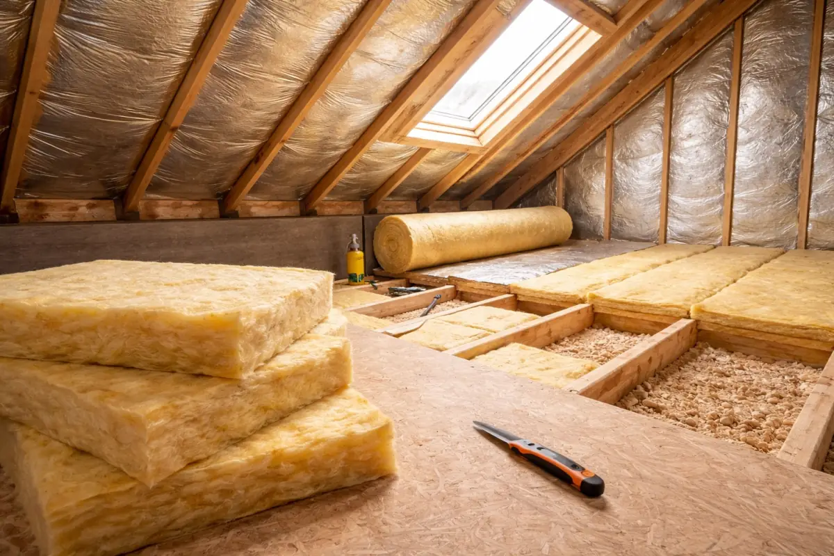 Isolation thermique d'une maison près de Cambrai